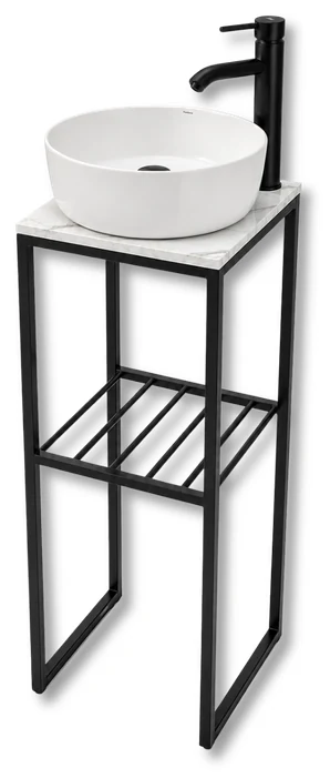 Set mueble de baño de piso metálico