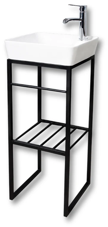 Set mueble de baño de piso metálico
