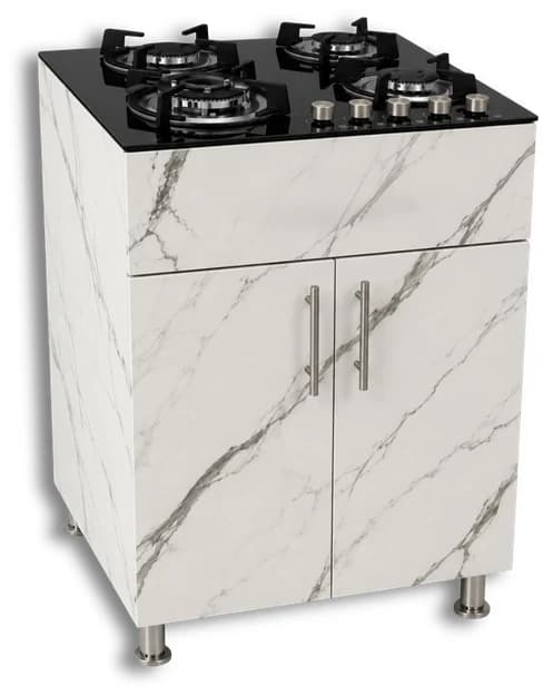Set mueble de cocina con parrilla