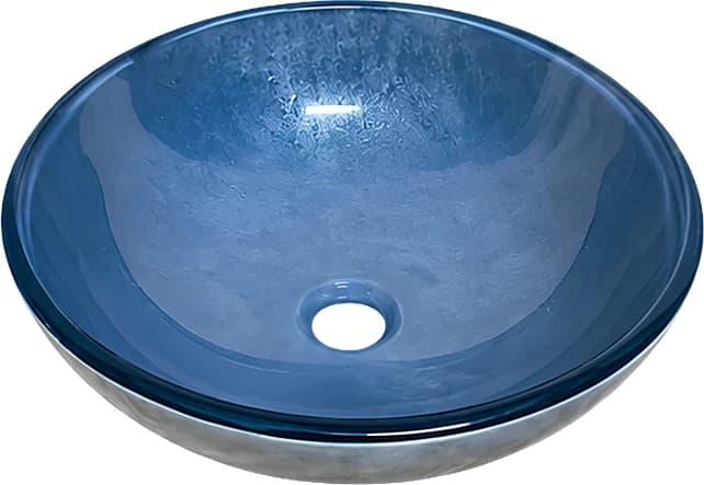 Ovalin de cristal templado gris
